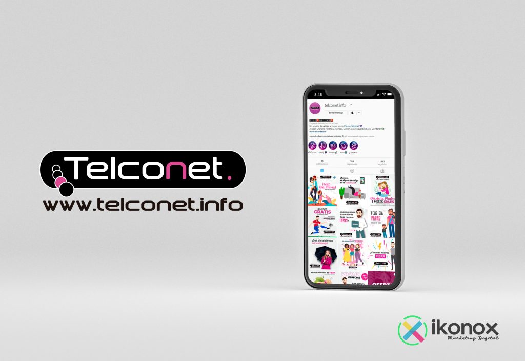 Gestión de redes sociales llevada a cabo por Ikonox Marketing Digital