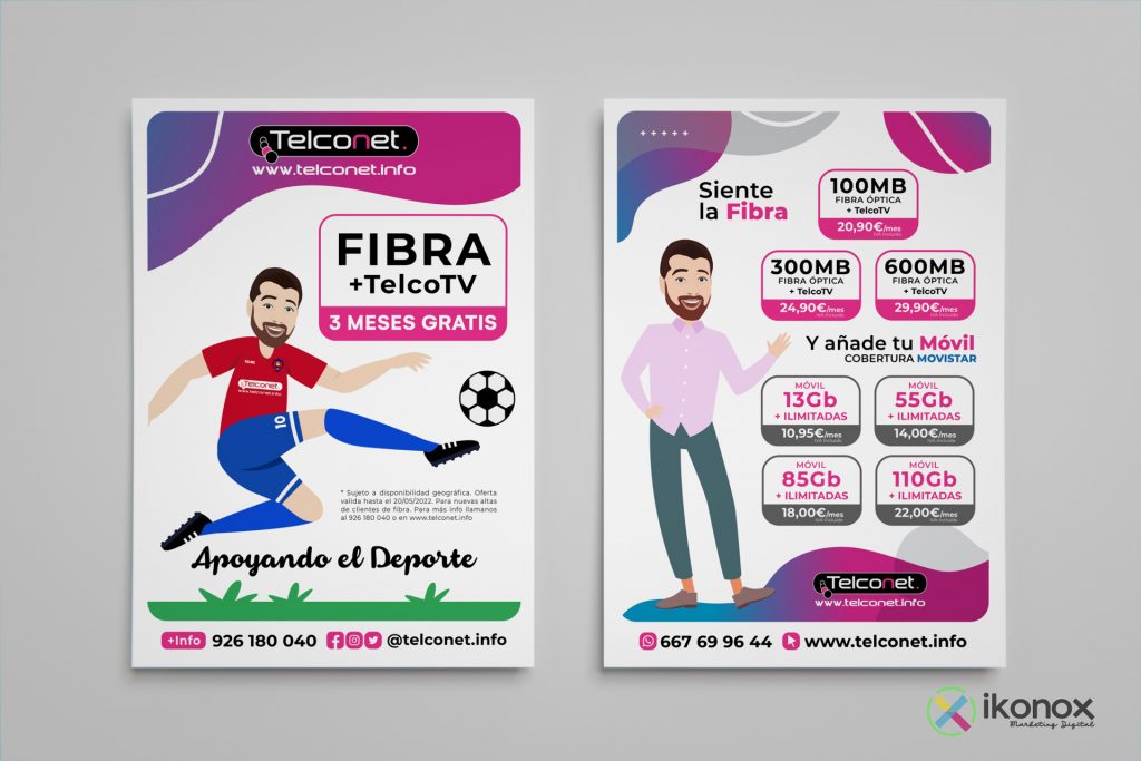 Flyers realizados por Ikonox Marketing Digital