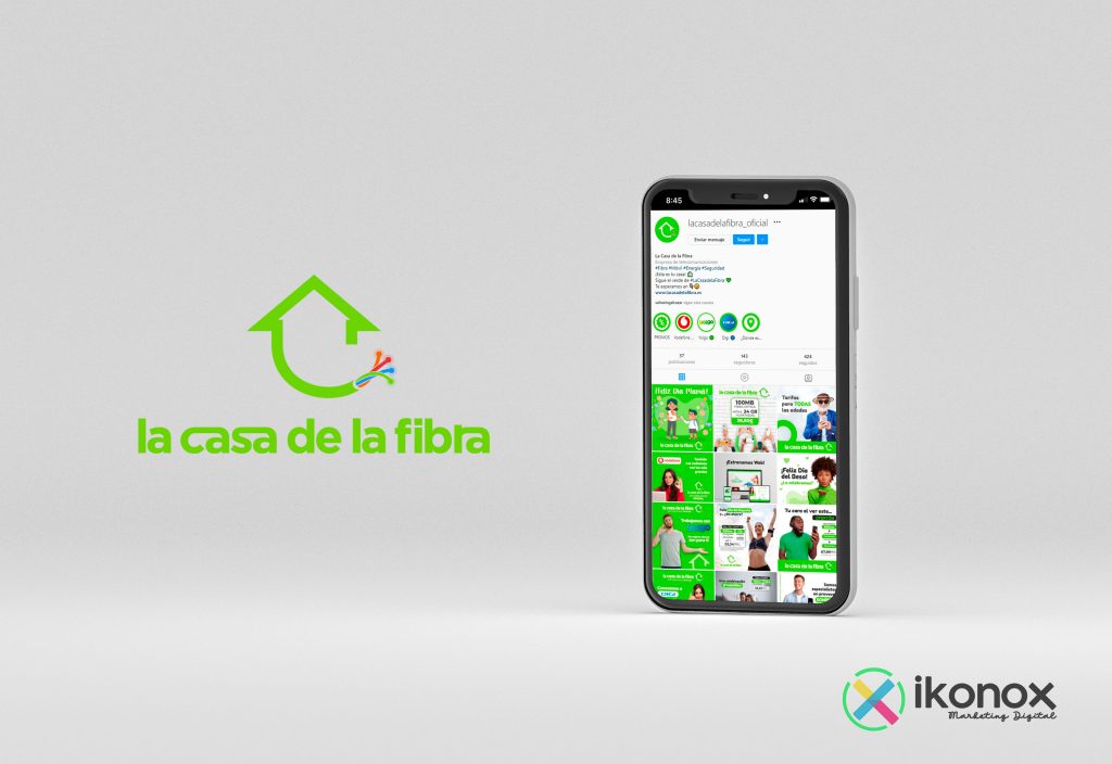 Gestión de redes sociales llevada a cabo por Ikonox Marketing Digital